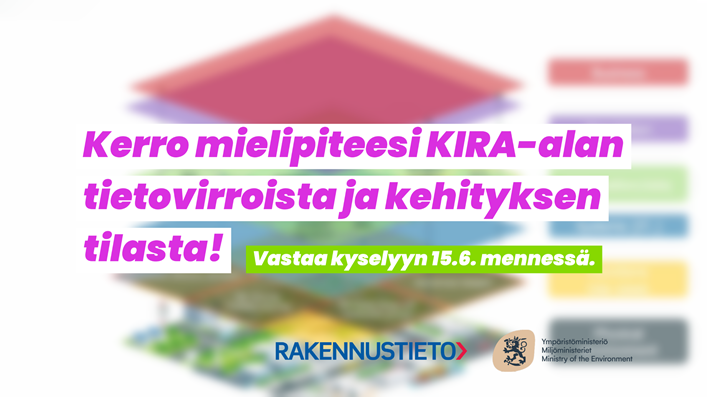 Kerro mielipiteesi KIRA-alan tietovirroista ja kehityksen tilasta!